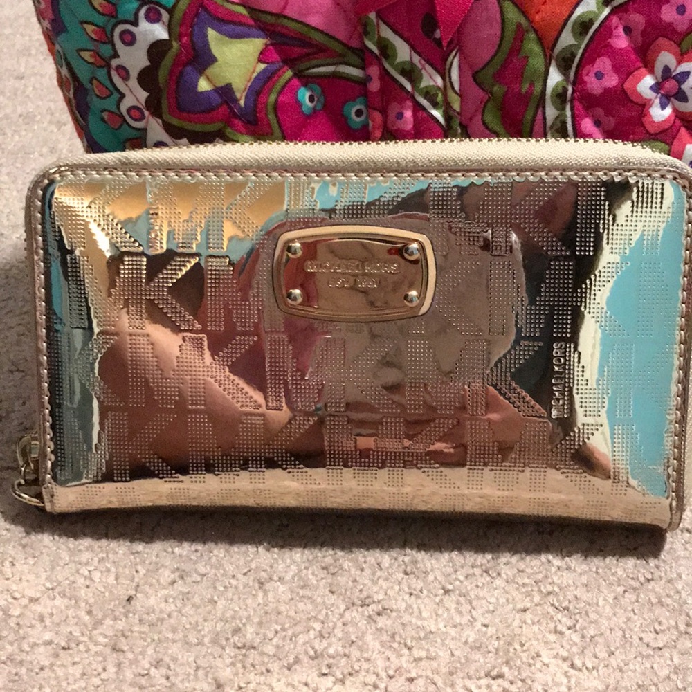 Gold MK Wallet [AUTHENTIC]